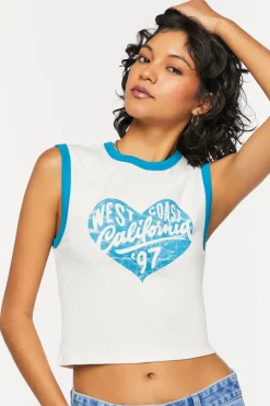 West Coast Ringer Baby Muscle Tee