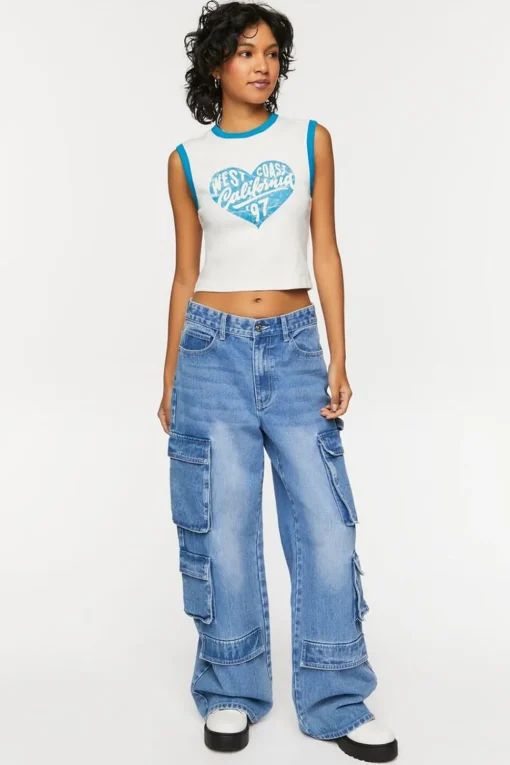 West Coast Ringer Baby Muscle Tee