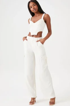 Wide-Leg Cargo Pants