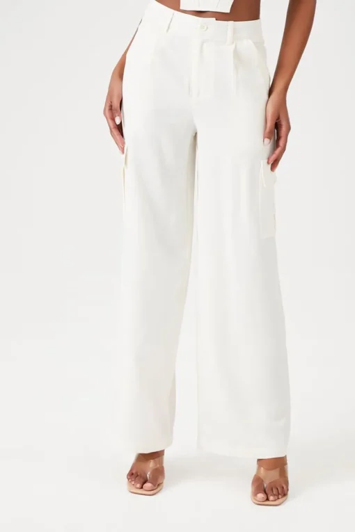 Wide-Leg Cargo Pants