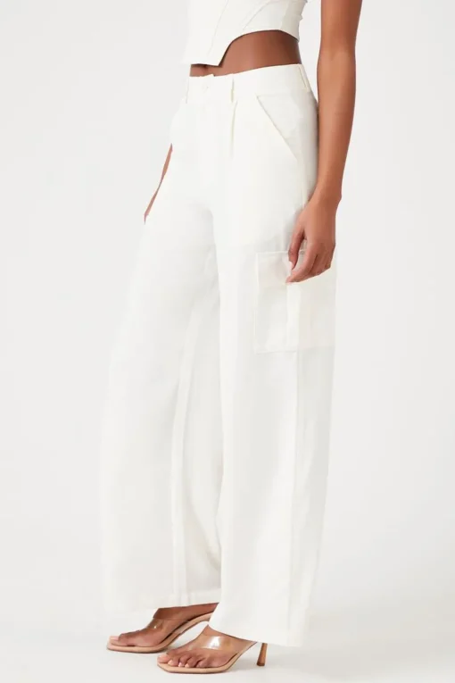 Wide-Leg Cargo Pants