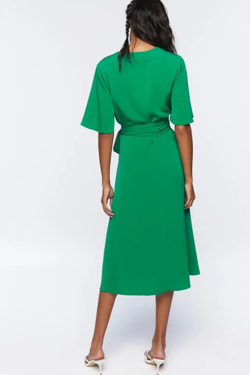 Wrap Midi Dress