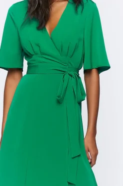Wrap Midi Dress