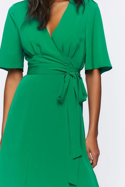 Wrap Midi Dress