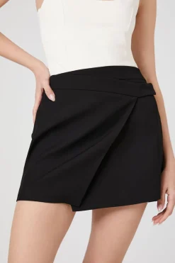Wraparound Mini Skirt