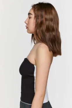 Yin Yang Sweater-Knit Tube Top