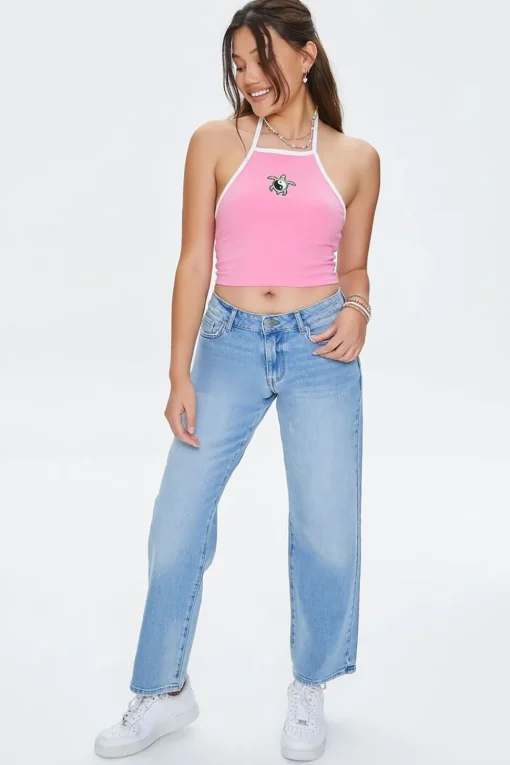 Yin Yang Turtle Halter Top