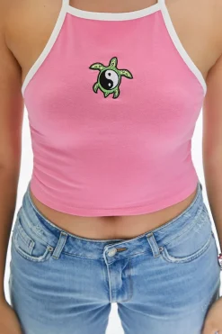 Yin Yang Turtle Halter Top