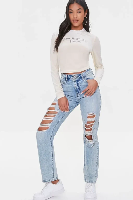 Your Attention Please Crop Top