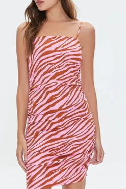 Zebra Print Mini Dress