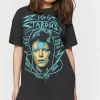 Ziggy Stardust Graphic T-Shirt Dress