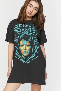 Ziggy Stardust Graphic T-Shirt Dress