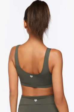 Zip-Up Longline Sports Bra
