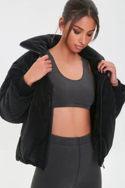 Zip-Up Puffer Jacket