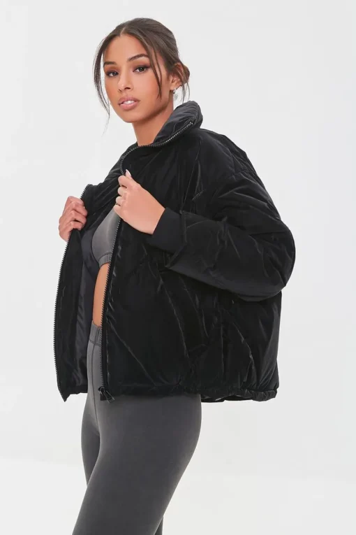 Zip-Up Puffer Jacket