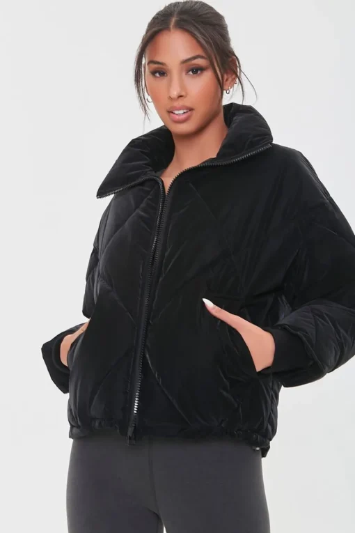 Zip-Up Puffer Jacket