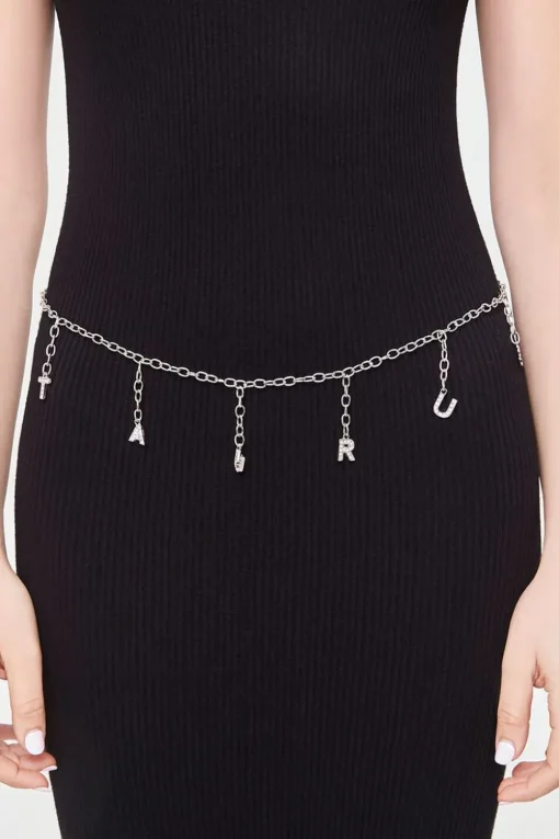 Zodiac Charm Chain Hip Belt