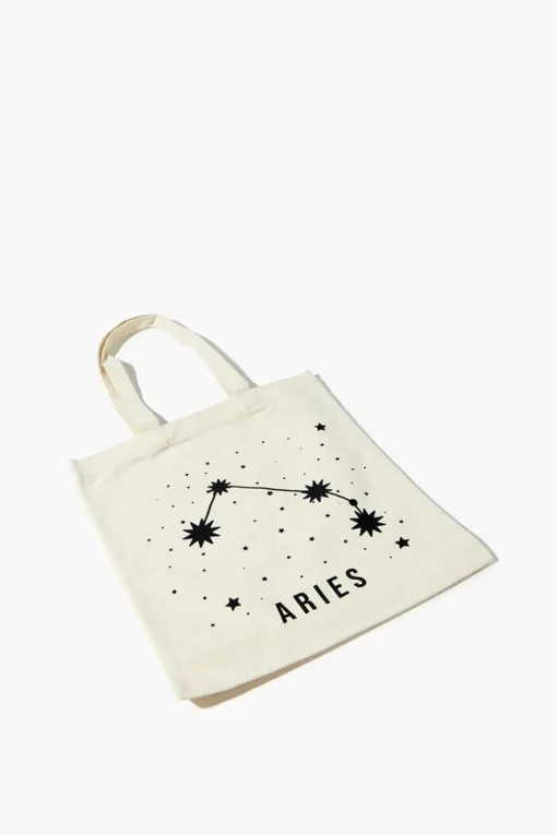Zodiac Constellation Tote Bag